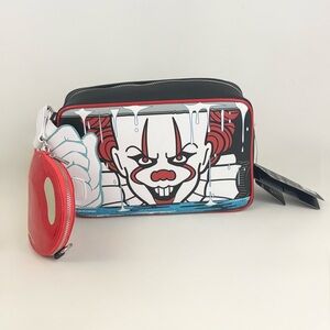Loungefly It Pennywise Balloon Glow Crossbody With Coin Bag Hard Tag Purse New
